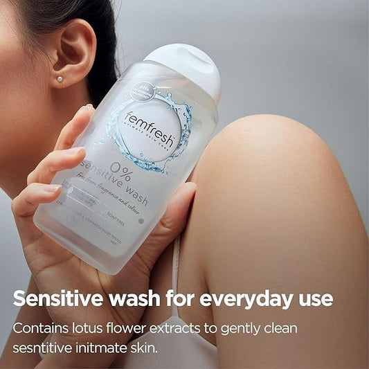 Femfresh 0% Sensitive Intimate Wash – Fragrance & Colour Free