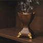 Decorative Incense Burner with Gold Accents