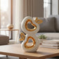 Double Heart Decorative Showpiece