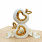 Double Heart Decorative Showpiece