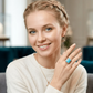 Rectangular Crystal Statement Ring