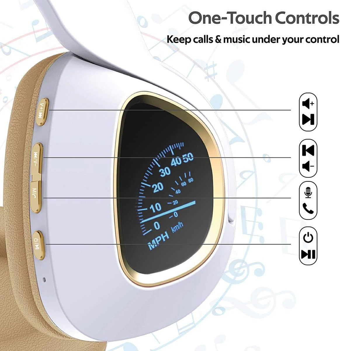 Flashing Wireless Headphones