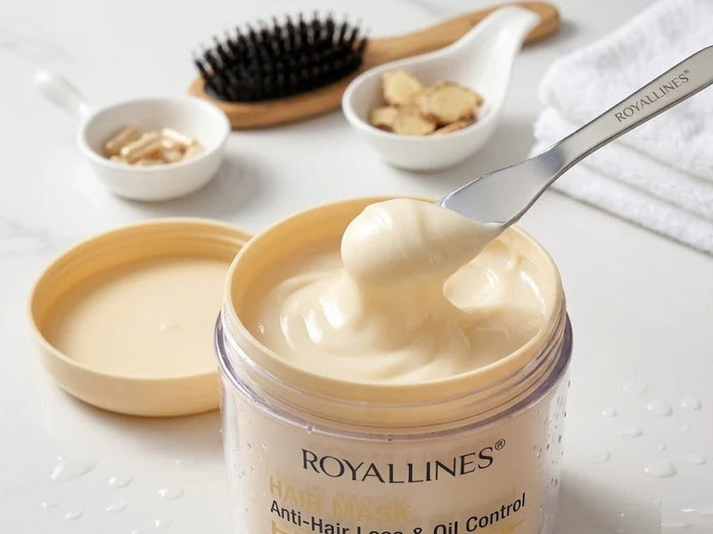 Royallines Hair Mask - Anti-Hair Loss &amp; Oil Control