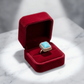 Rectangular Crystal Statement Ring
