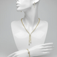 Elegant Teardrop Crystal Jewelry Set