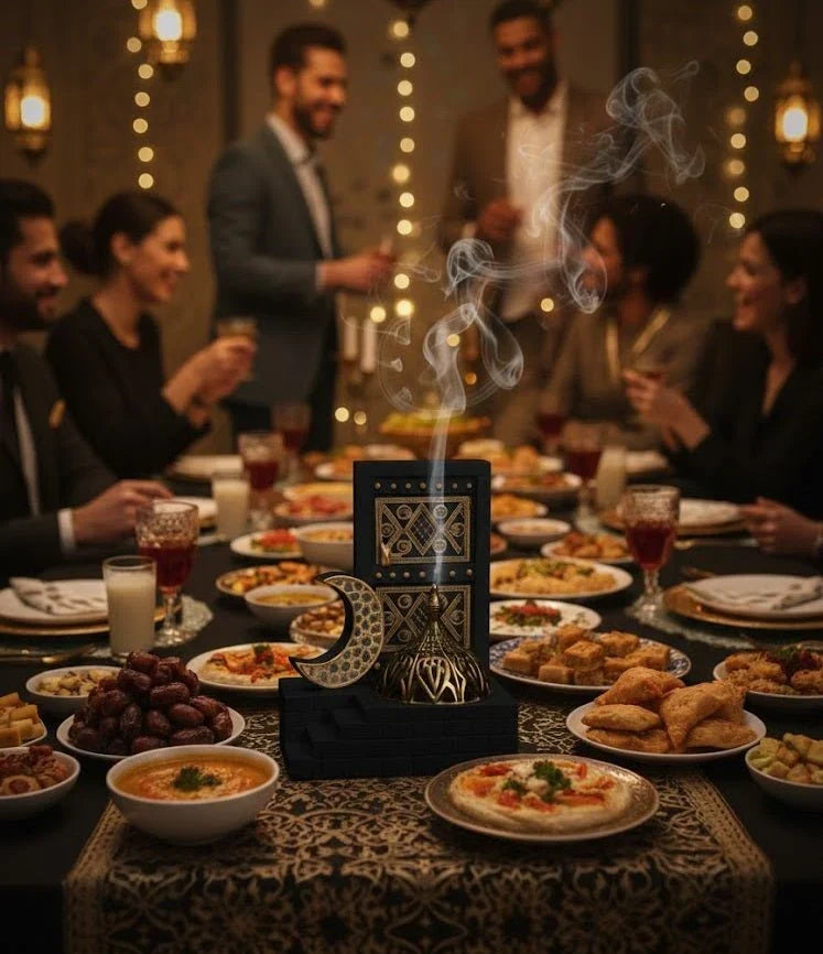 Islamic Decorative Table Piece with Crescent & Dome Design