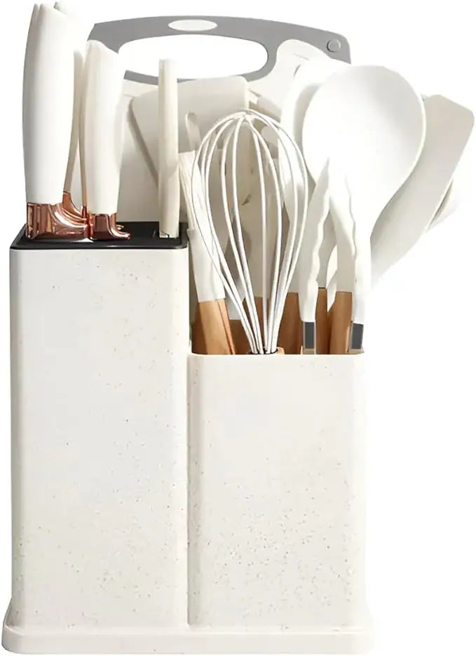 Knife & Utensil Set with Stand